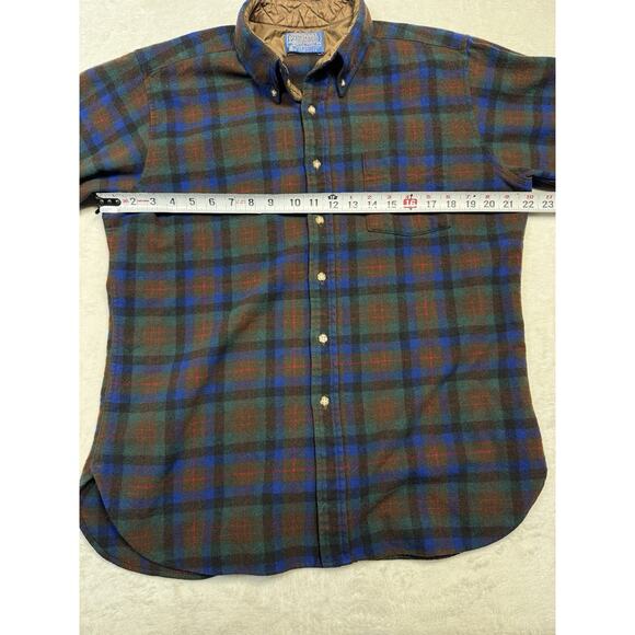 Pendleton Wool Shirt Lined MacDuff Hunting Tartan Pure Virgin Wool L USA - Picture 4 of 8